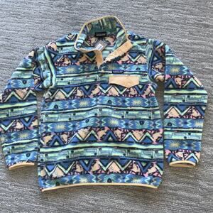 Patagonia Synchilla Snap-T Fleece High Hopes Geo: Salamander Green